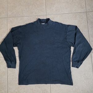 Dark Blue Long Sleeve Shirt Columbia Men's Navy Blue Large Long Sleeve Mock Neck